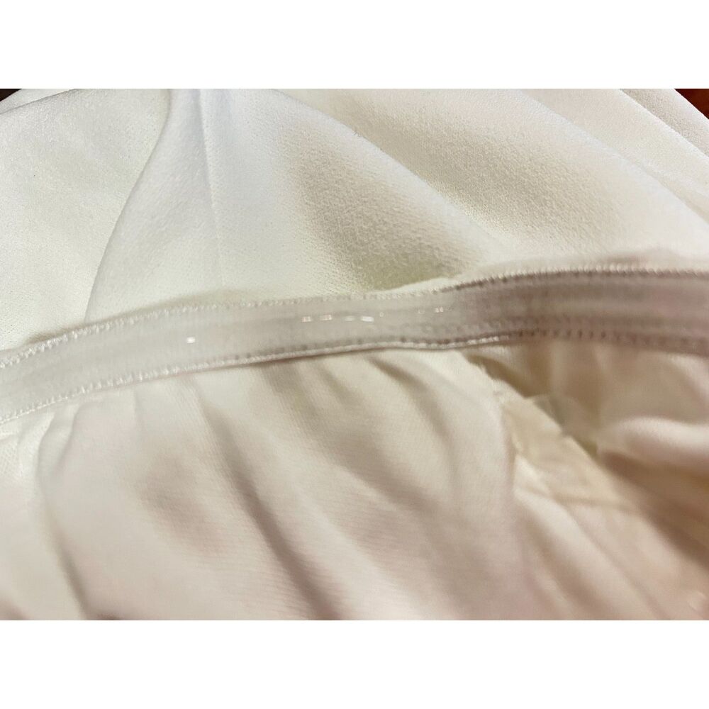 Selfie Leslie Women's NWOT Corby White Ruffle Strapless Bandeau Dress Size M - Picture 7 of 16